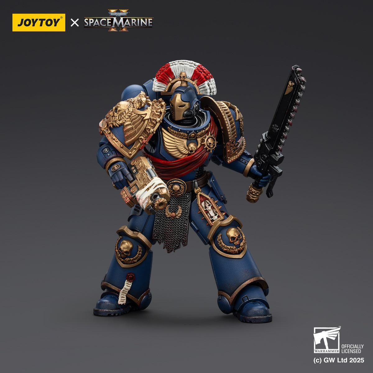 Relic Secundus Armour with Artificer bolt rifle, chainsword and bolt pistol