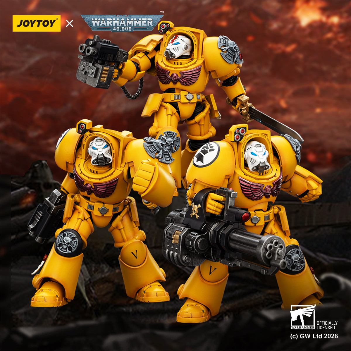 Imperial Fists Terminator Squad (3-Man Unit)