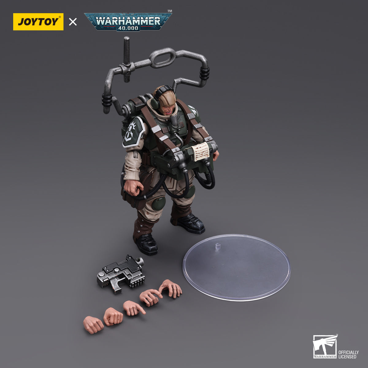 Cadian Command Squad Veteran with Master Vox