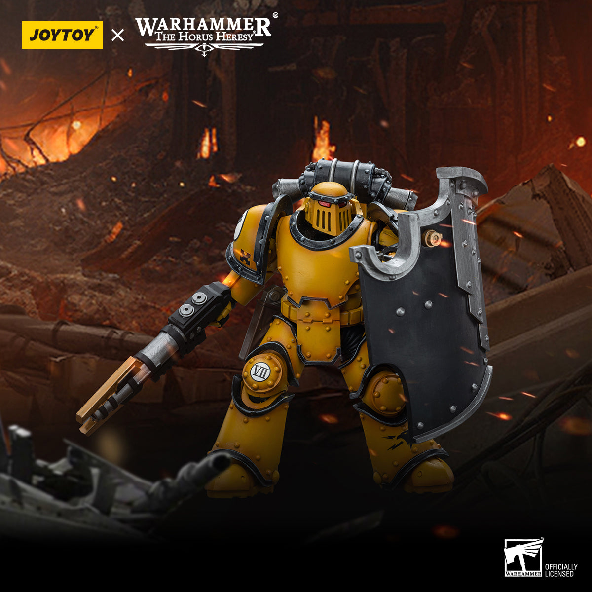 Imperial Fists - MkIII Breacher Squad - Breacher with Lascutter