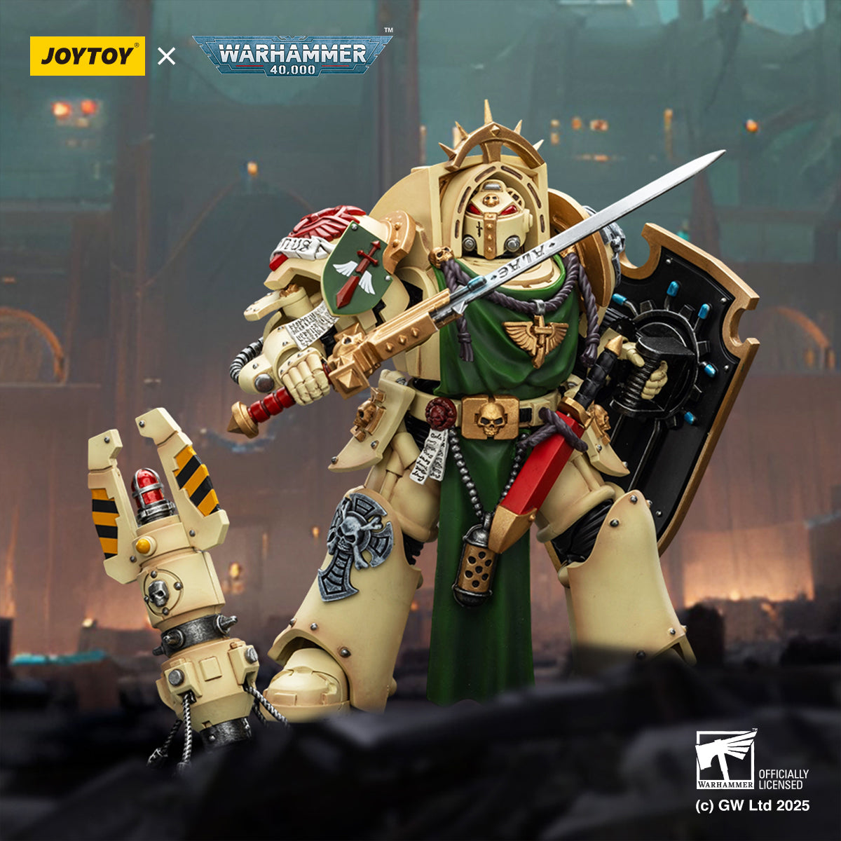 Dark Angels Deathwing Knight 1 With Power Sword, Storm Shield and teleport homer