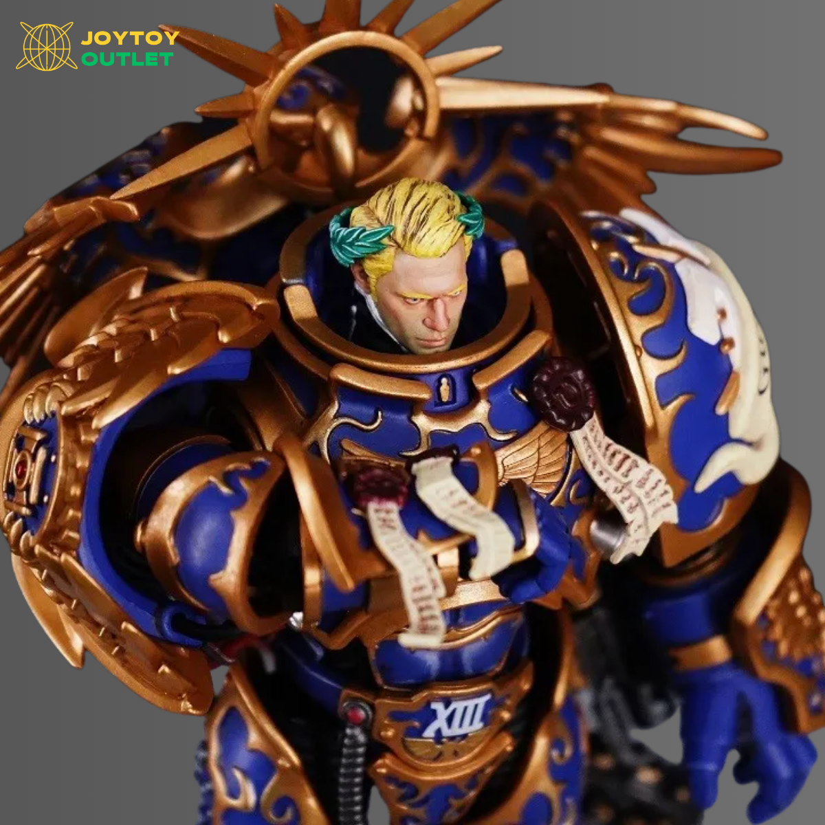 Head Sculpture for Ultramarines Primarch Roboute Guilliman