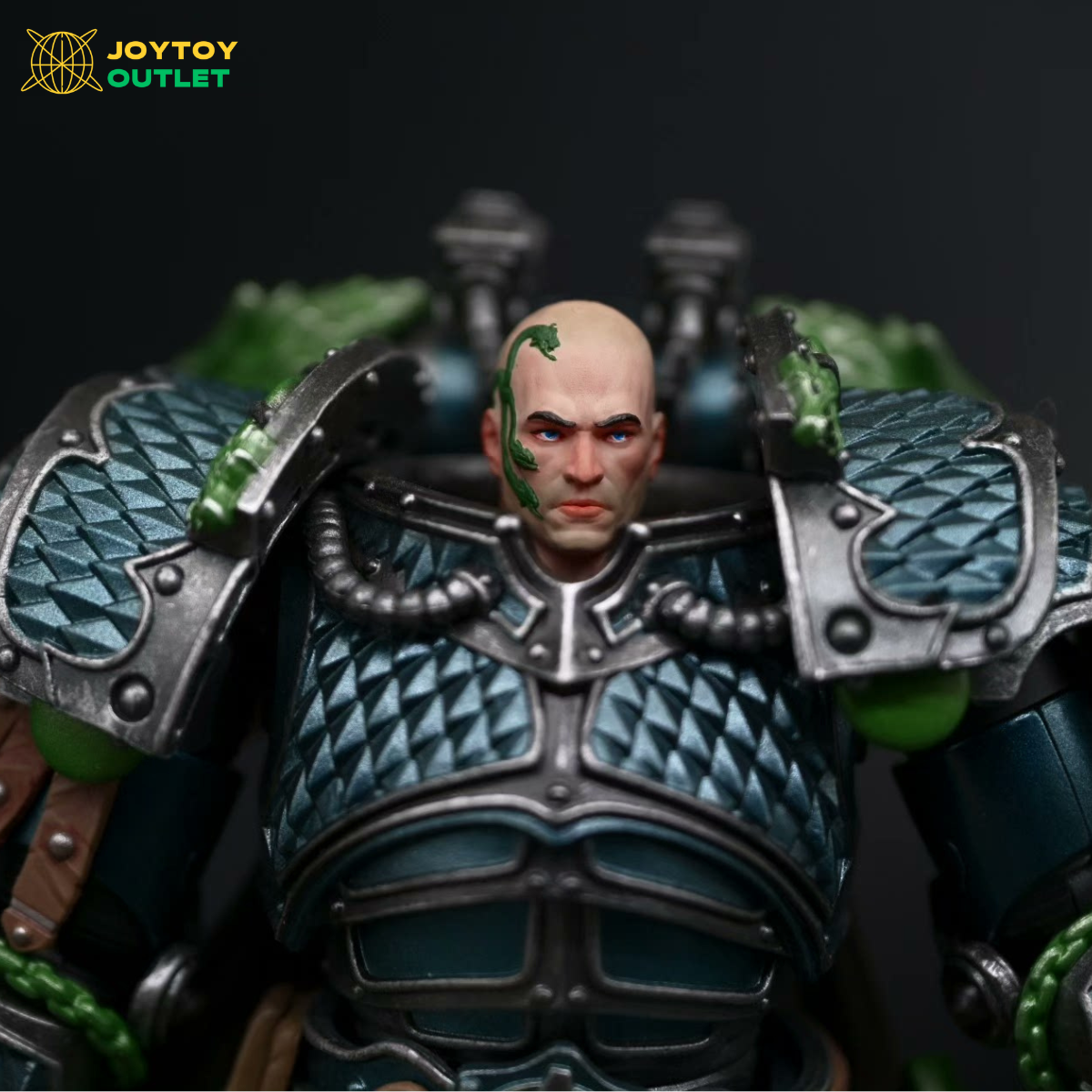 Head Sculpture for Alpha Legion Alpharius Primarch of the XXth Legion