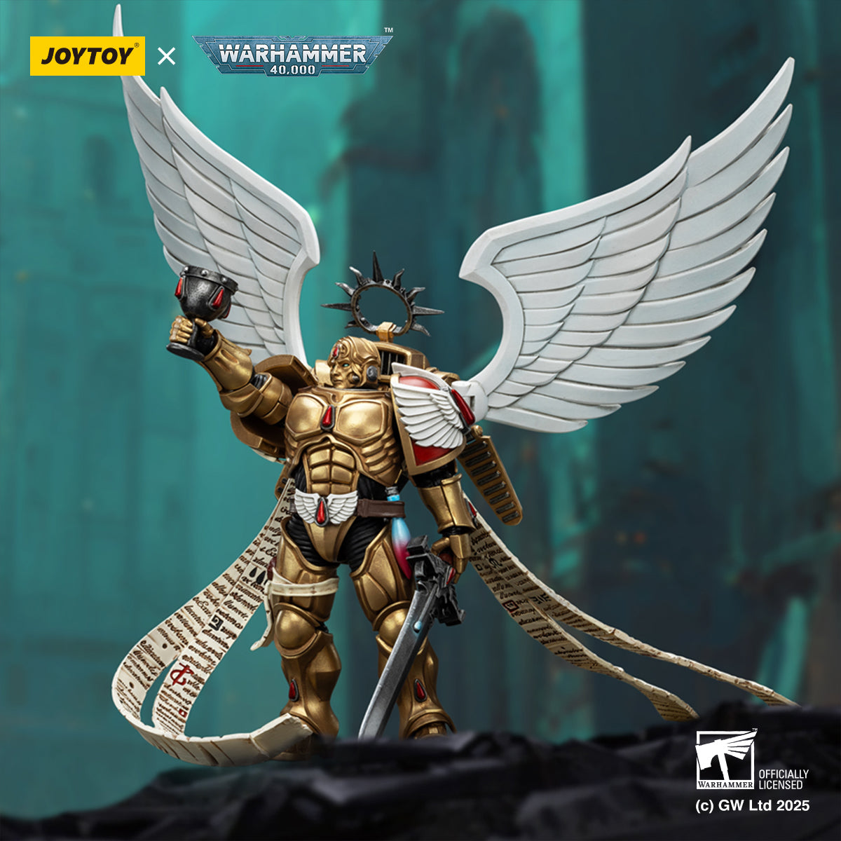 Blood Angels The Sanguinor with Encarmine Broadsword