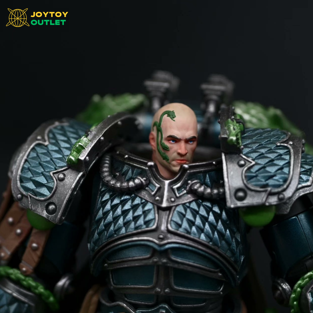 Head Sculpture for Alpha Legion Alpharius Primarch of the XXth Legion