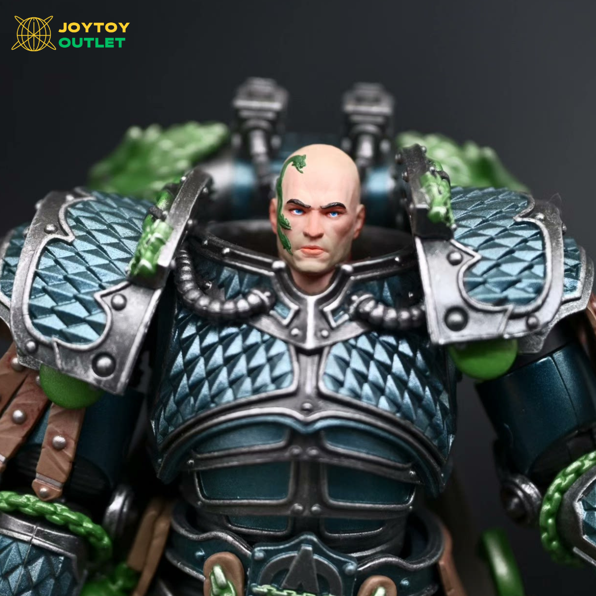 Head Sculpture for Alpha Legion Alpharius Primarch of the XXth Legion