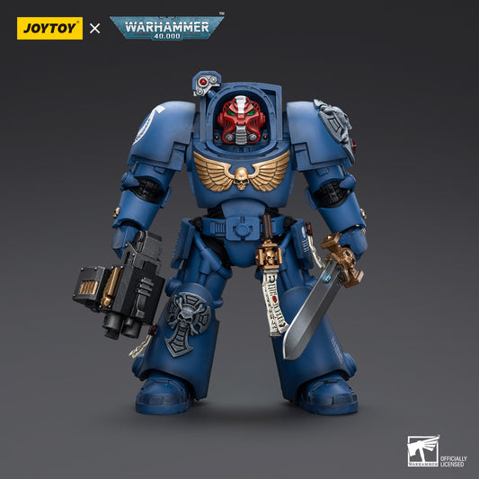 Ultramarines Terminator Squad Sergeant with Power Sword and Teleport Homer