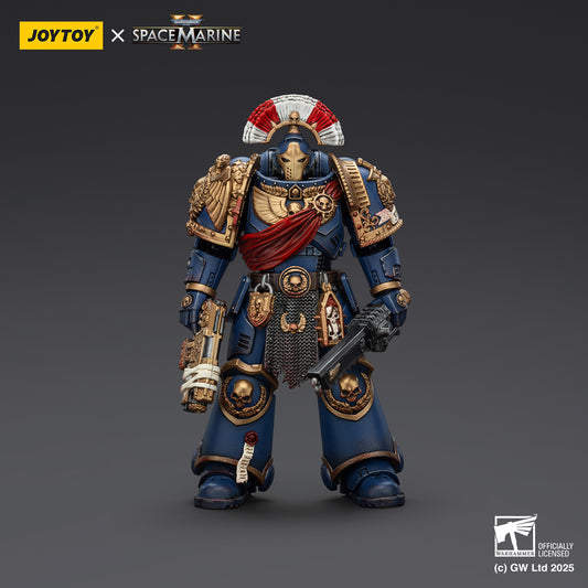 Ultramarines Relic Secundus Armour with Artificer bolt rifle, chainsword and bolt pistol