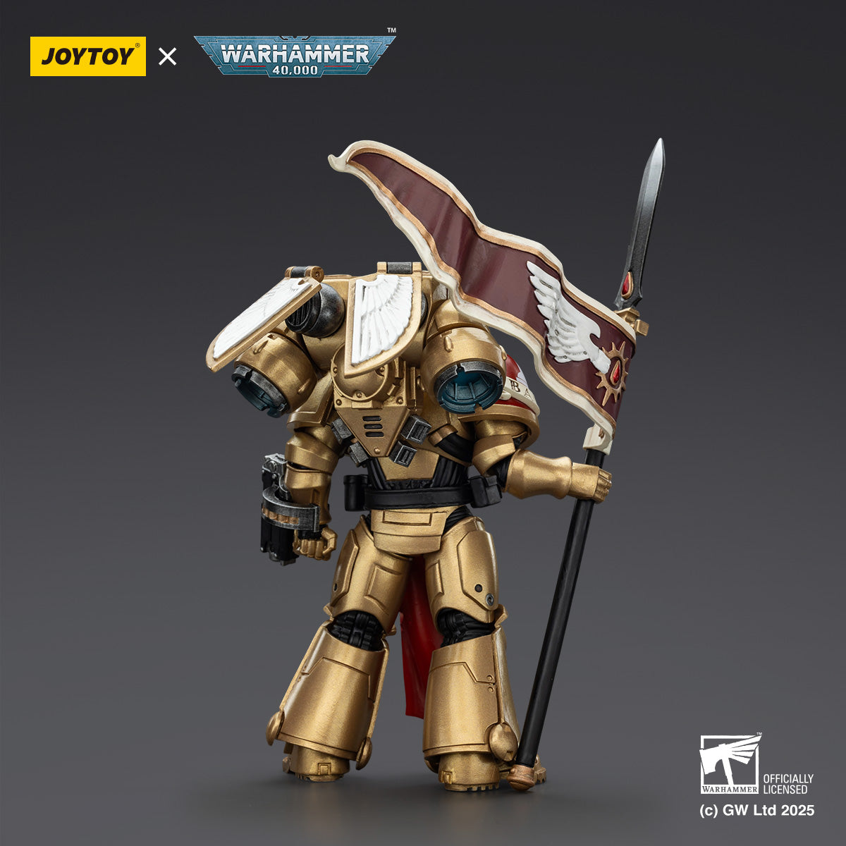 [groupa:SET OF 3,Sanguinary Guard 3 with Angelus Boltgun and Encarmine Spear]