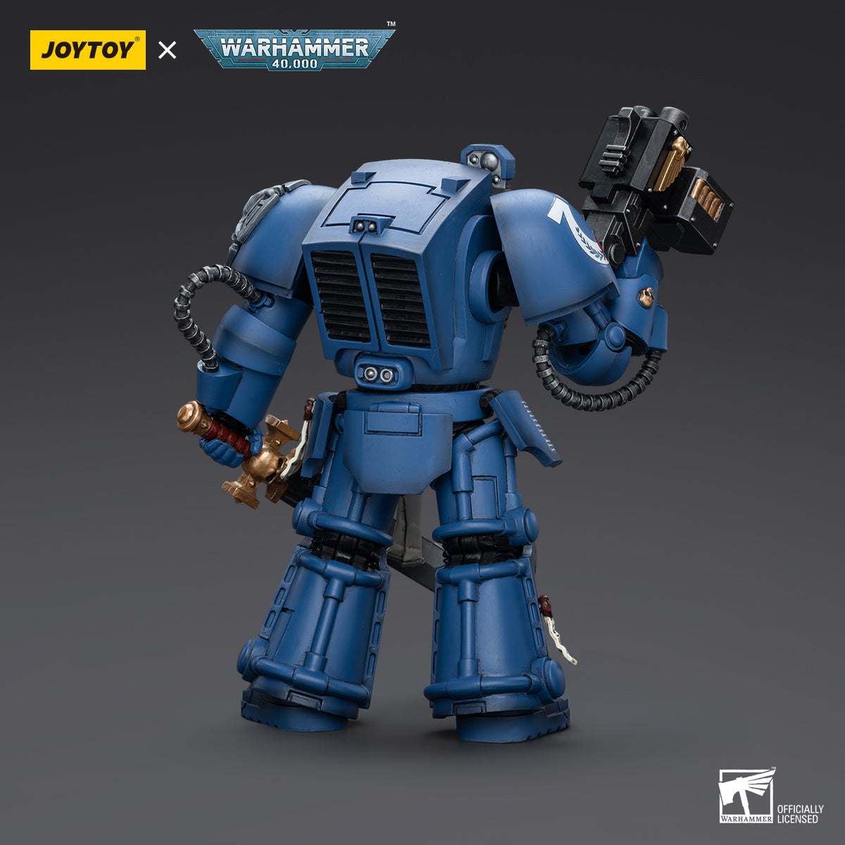 Ultramarines Terminator Squad Sergeant with Power Sword and Teleport Homer
