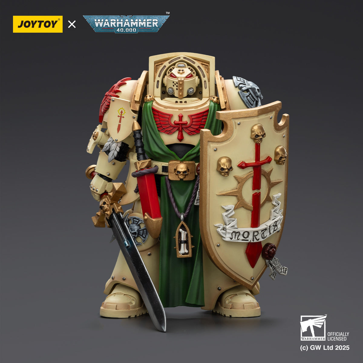 Dark Angels Deathwing Knight 3 With Power Sword and Storm Shield