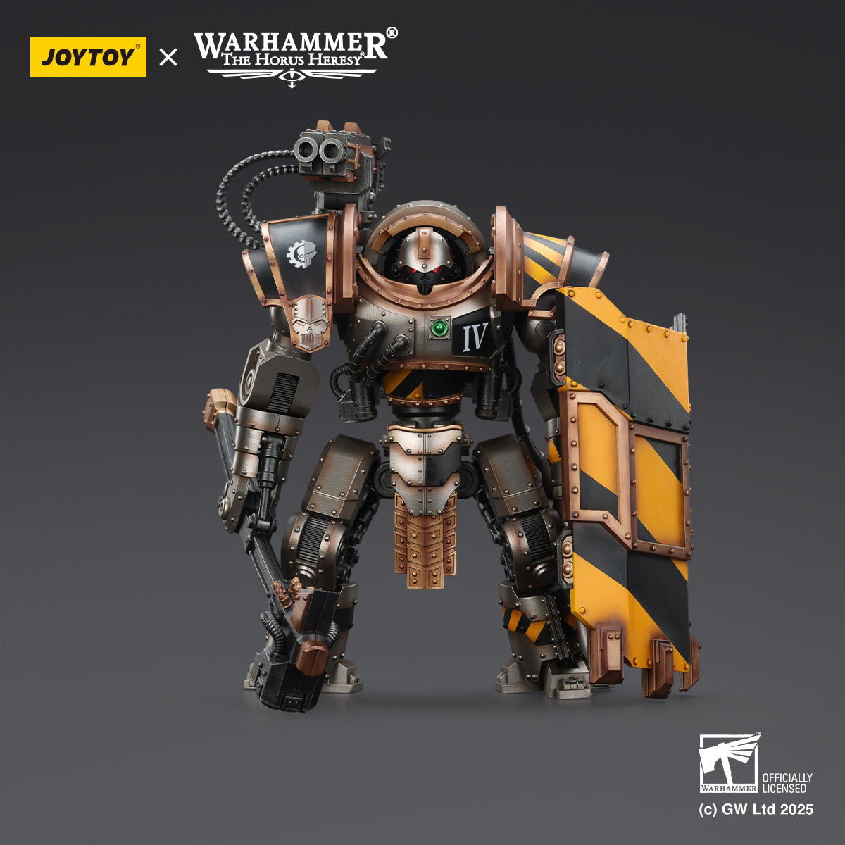 Iron Warriors Iron Circle Domitar-Ferrum Class Battle-automata  with Karceri Battle Shield and Graviton Crusher