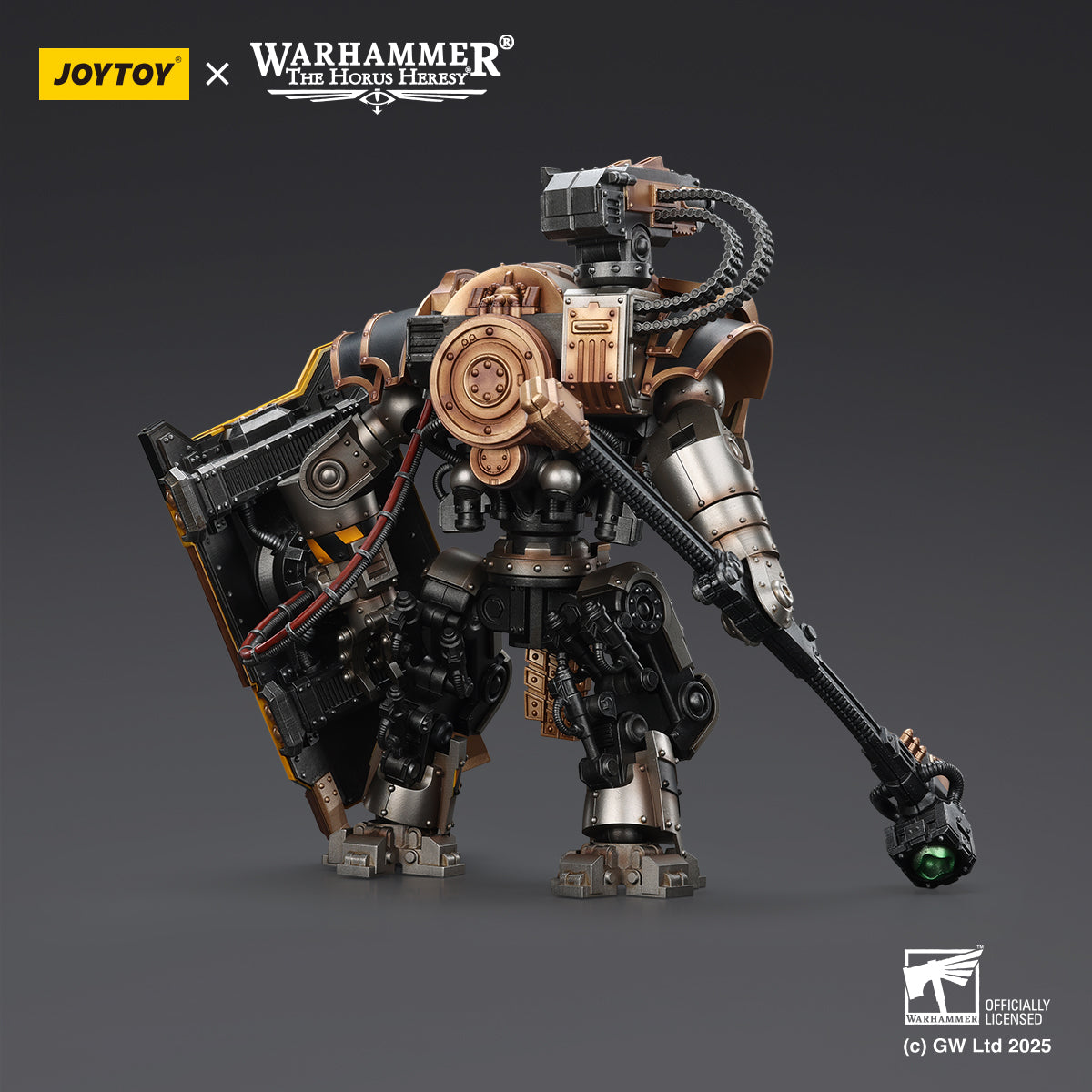 Iron Warriors Iron Circle Domitar-Ferrum Class Battle-automata  with Karceri Battle Shield and Graviton Crusher