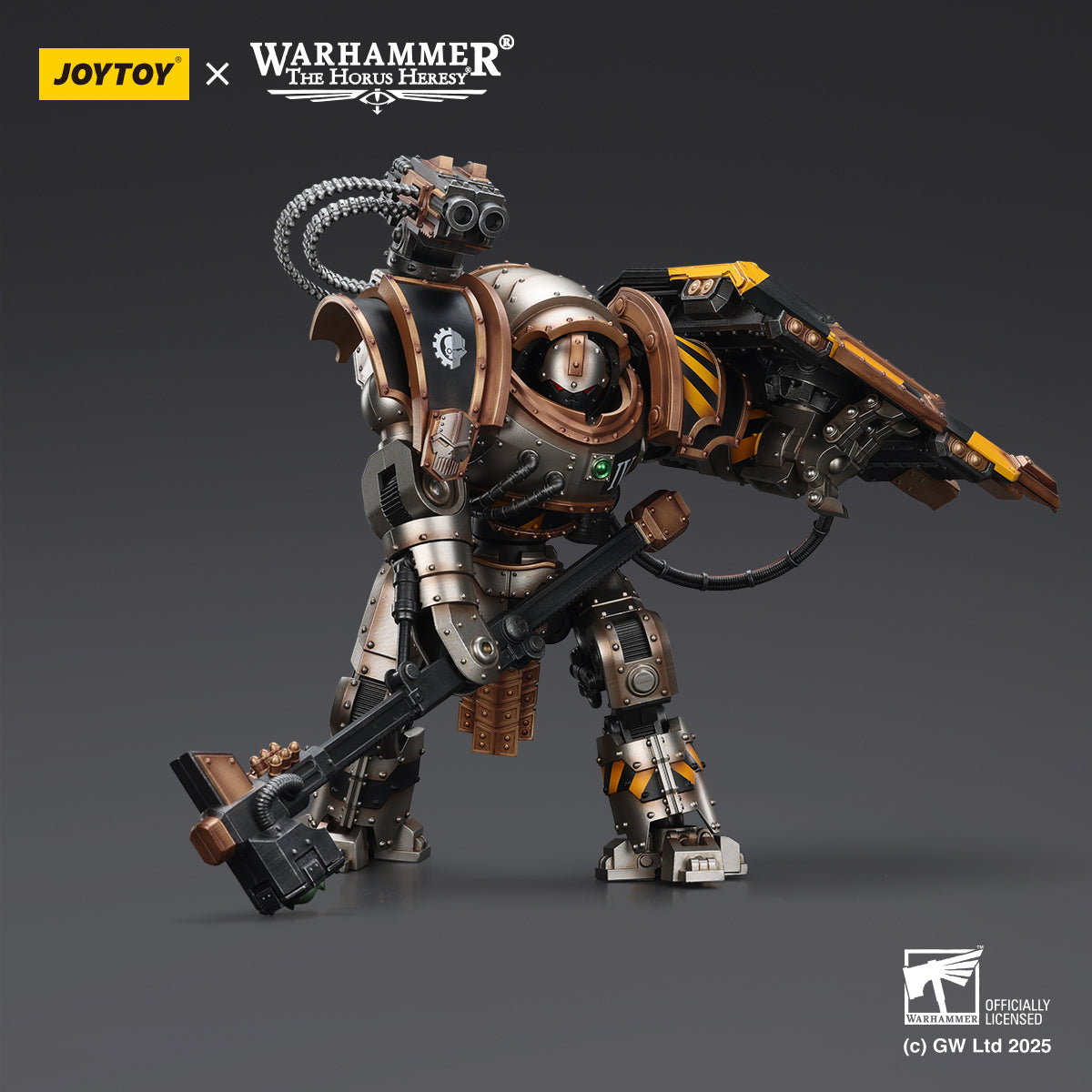 Iron Warriors Iron Circle Domitar-Ferrum Class Battle-automata  with Karceri Battle Shield and Graviton Crusher
