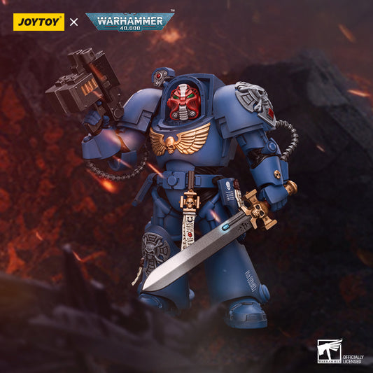 Ultramarines Terminator Squad Sergeant with Power Sword and Teleport Homer
