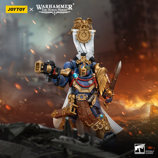 Ultramarines Legion Praetor with Power Sword and Volkite Serpenta