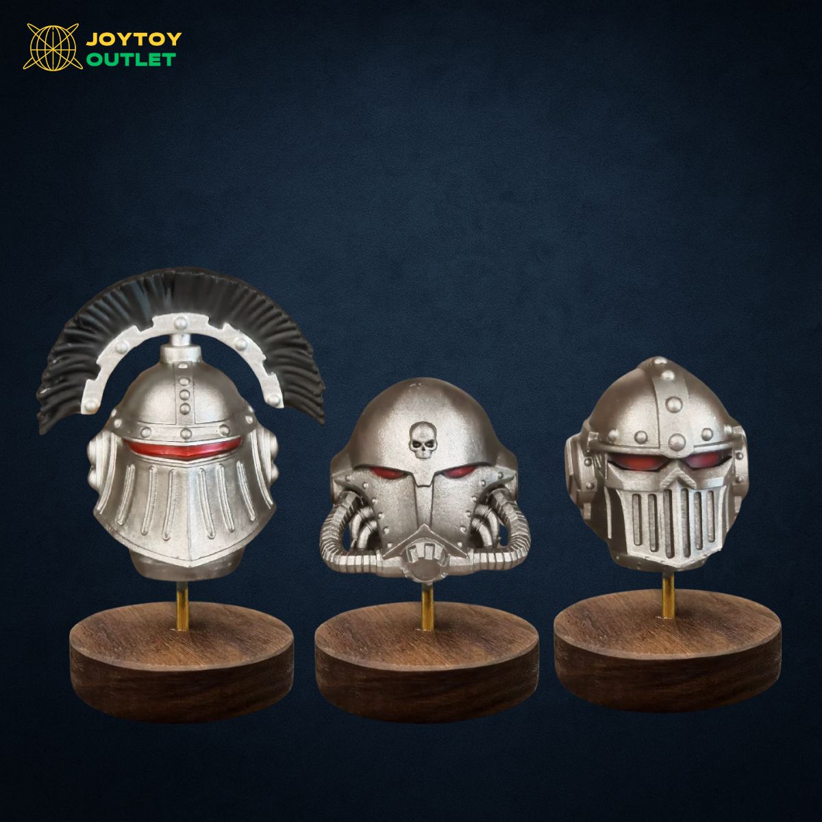 Iron Warrior Helmet Upgrade - Hand-Painted Custom Helmet for Action Figures