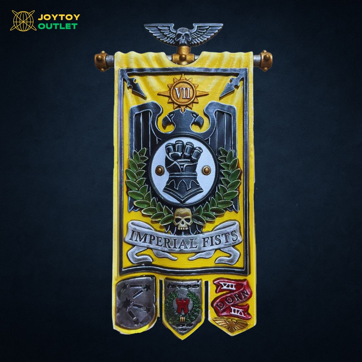 Imperial Fists Custom Battle Banner