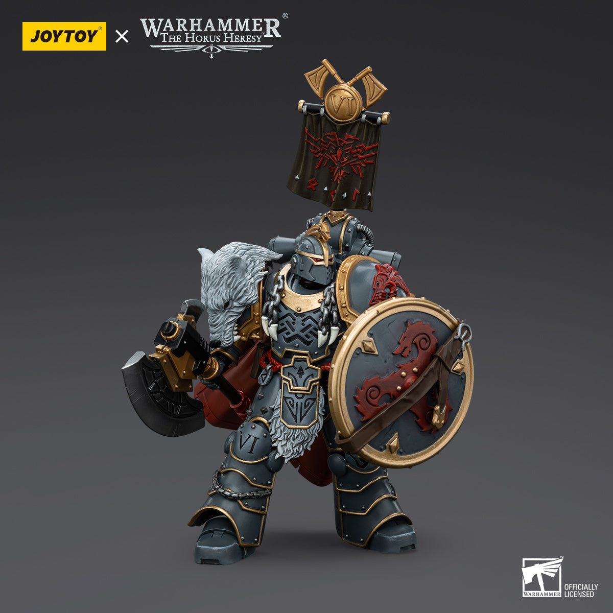 Legion Praetor with Power Axe and Combat Shield