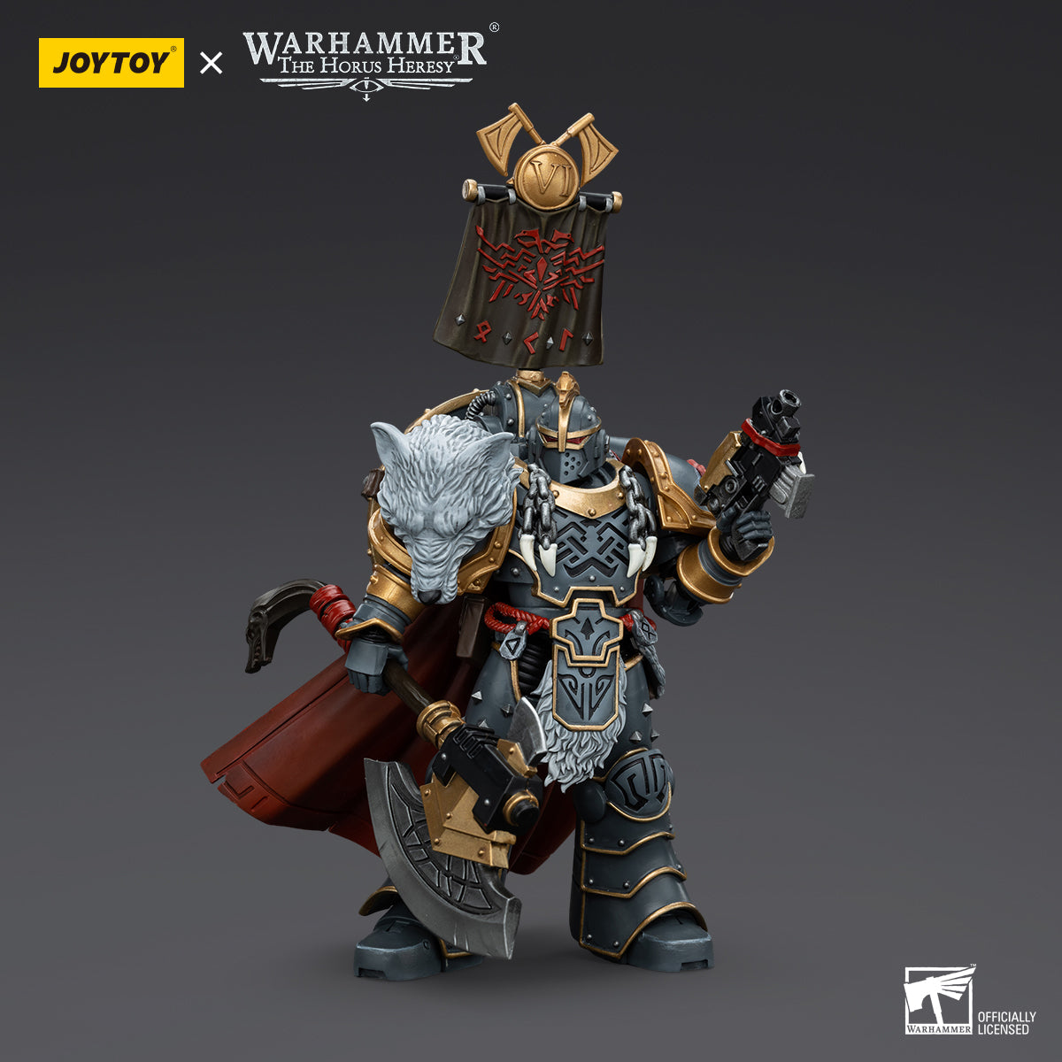 Legion Praetor with Power Axe and Combat Shield