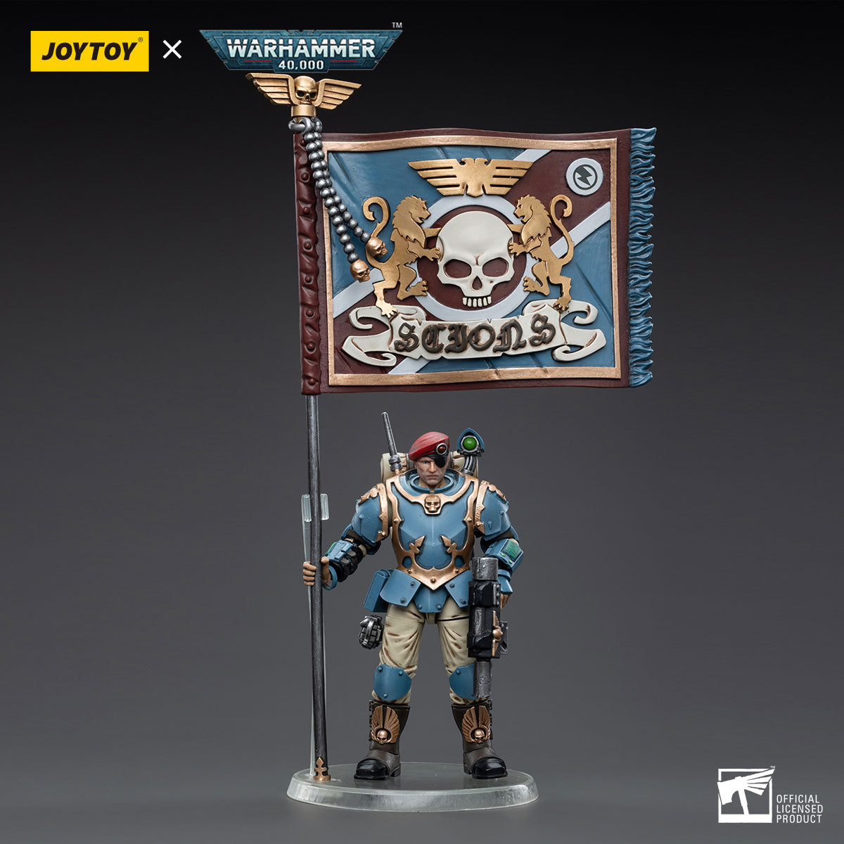 Tempestus Scions Command Squad 55th Kappic Eagles Banner Bearer