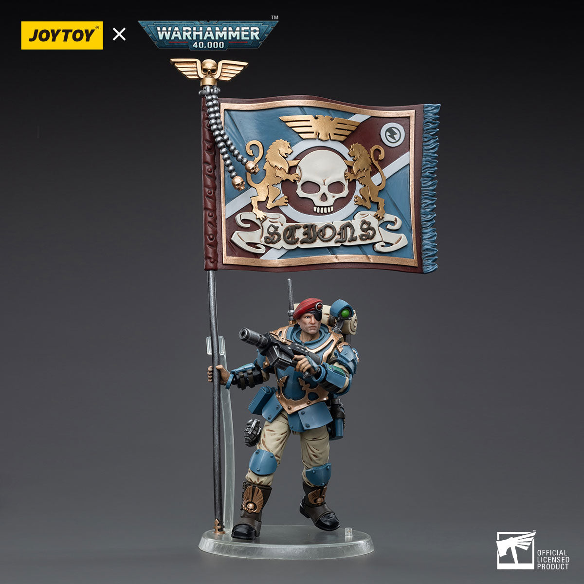 Tempestus Scions Command Squad 55th Kappic Eagles Banner Bearer