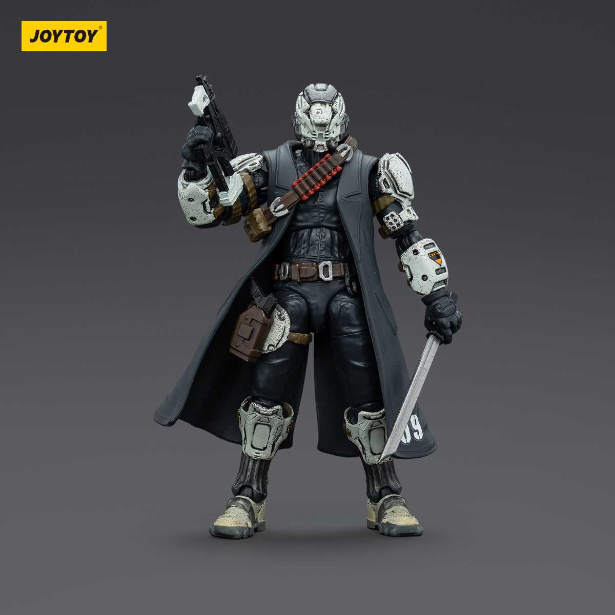 Sorrow Expeditionary Forces - 09th Legion Assault Company - Stealth Master action figure, front view. The figure stands in a stealthy battle-ready pose, showcasing detailed armor and weapons.
