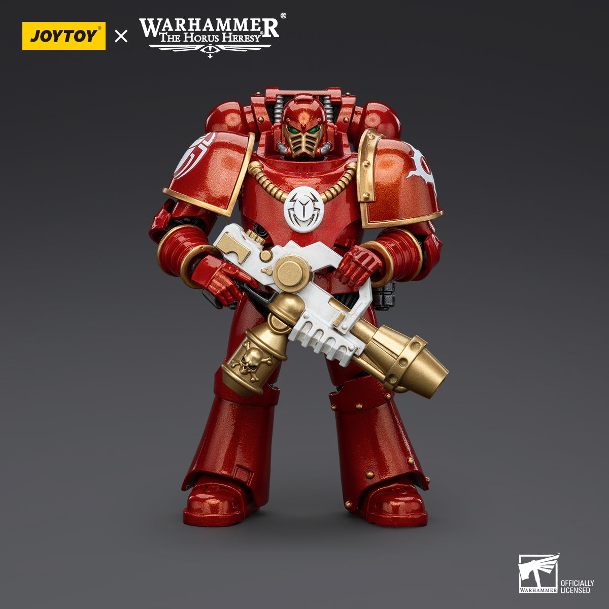 Thousand Sons Legionary in MKIV armor, front view.