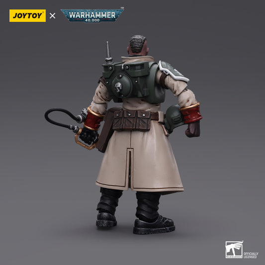 Back view of the Cadian Command Squad Commander with Power Sword.