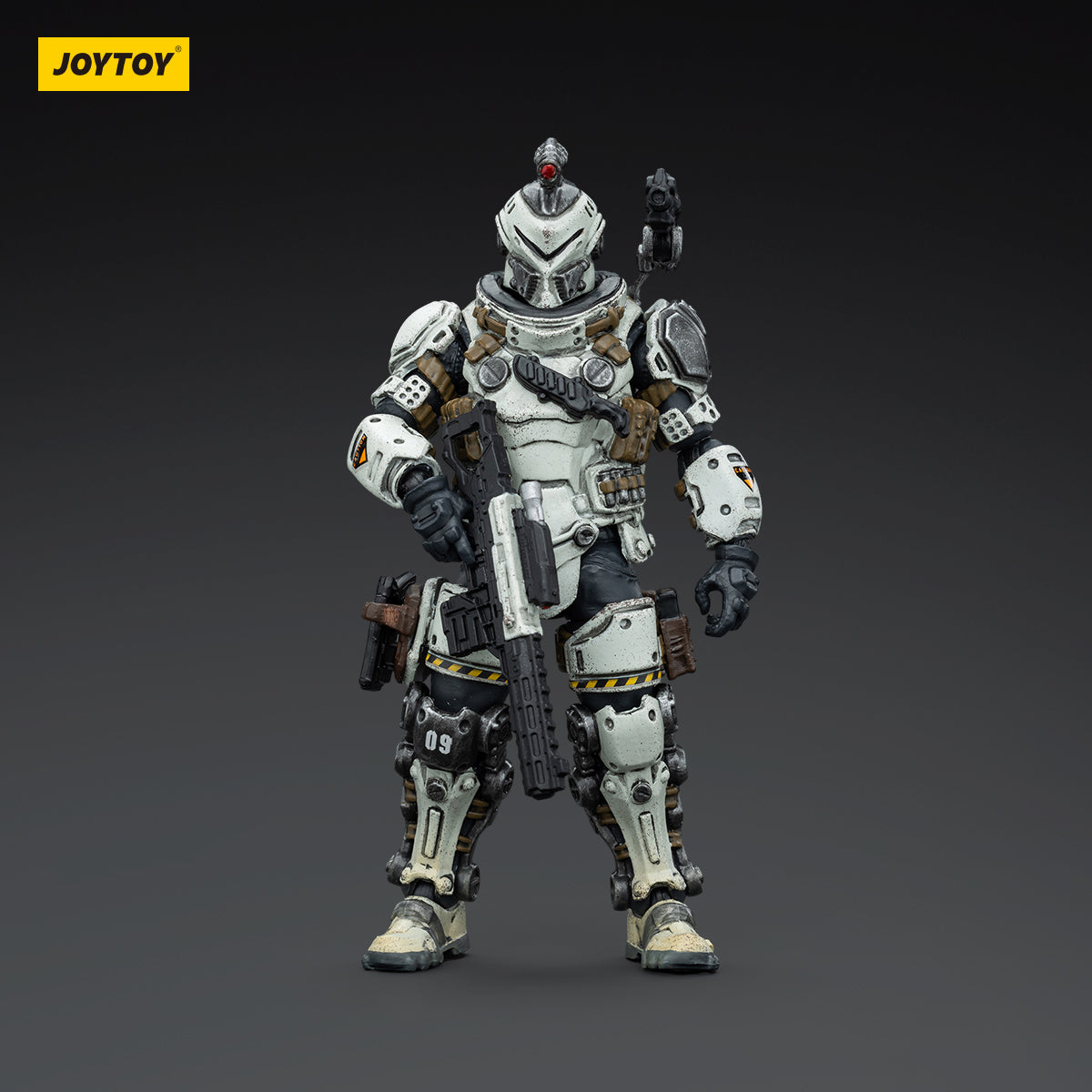 Sorrow Expeditionary Forces - 09th Legion Assault Company - Assaulter action figure, front view. Displaying aggressive armor design and tactical stance.