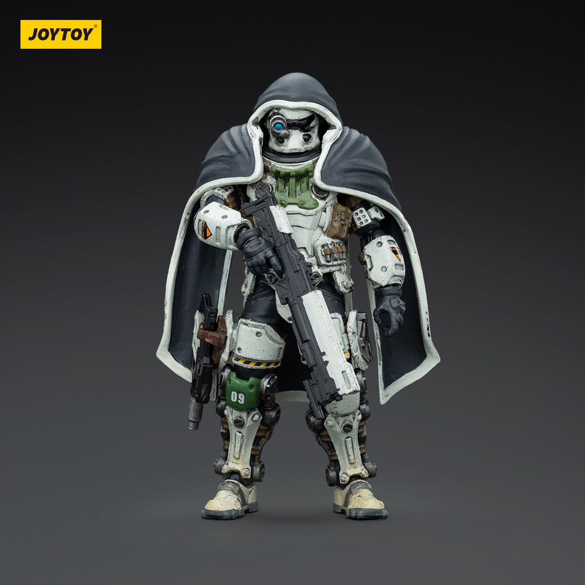 Sorrow Expeditionary Forces - 09th Legion Assault Company - Sniper action figure, front view. Features long-range gear and precision combat design