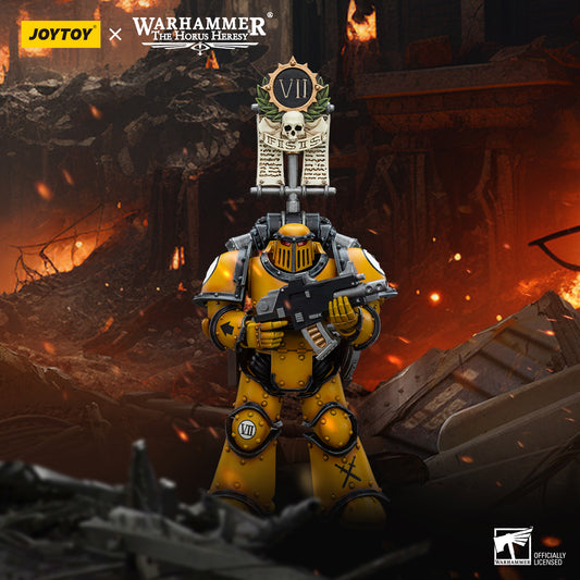 Imperial Fists - MkIII Tactical Squad - Legionary with Legion Vexilla