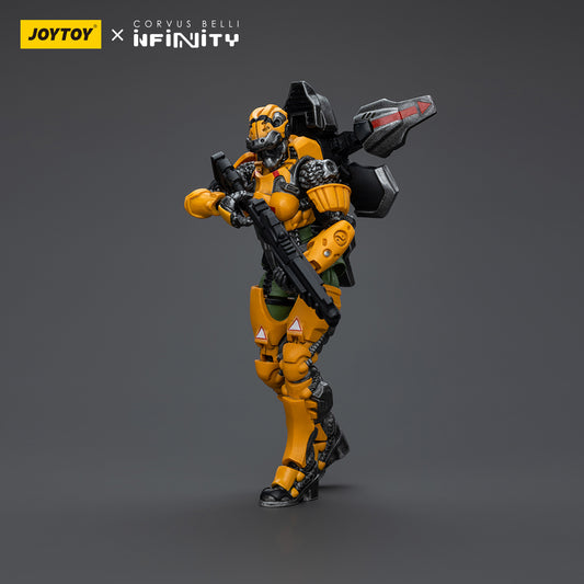 Yu Jing Black Ops - Tiger Soldier Female in stealth mode, moving silently through an unseen path.