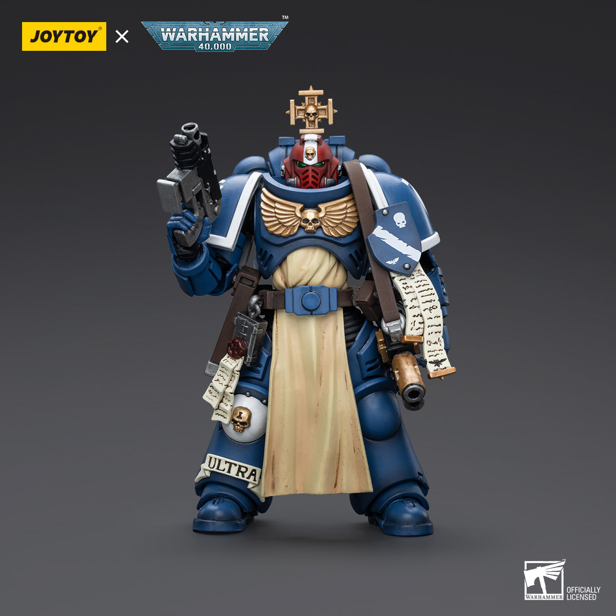 Ultramarines Sternguard Veteran Sergeant action figure, featuring exquisite details and high articulation, perfect for collection